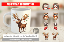 Nordic Woodland Mug Wrap Product Image 1