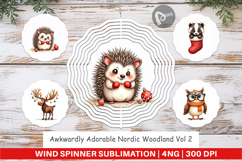 Nordic Woodland Wind Spinner Product Image 1