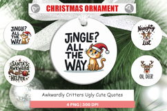 Awkwardly Festive Critters Ornament Product Image 1