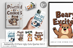 Festive Critters Digital Paper Product Image 1