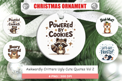 Awkwardly Festive Critters Ornament Product Image 1