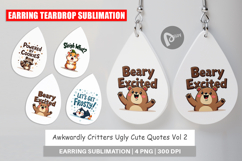 Awkwardly Festive Critters Earring Product Image 1