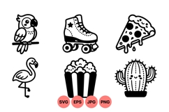 Cute Summer Style Icon For Crafts Product Image 1