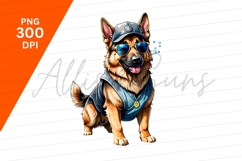 Cool German Shepherd Dog Clipart Png Image Product Image 1