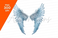 Angel Wings Illustration Isolated On White Background Product Image 1