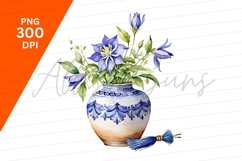 Watercolor Splashes With Circle Shape Clipart Png Product Image 1