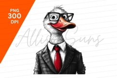 Business Duck Clipart Png Duck Cartoon Product Image 1