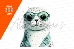 Cool Seal With Sunglasses Clipart Png Product Image 1