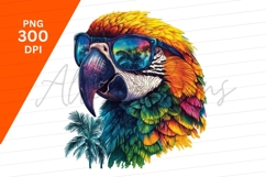 Cool Parrot Wearing Sunglasses Clipart Png Product Image 1
