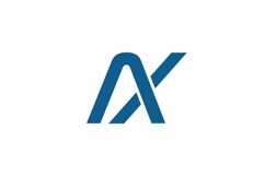 AX Logo design vector template Product Image 1