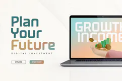 Axis - Modern Unique Futuristic Font Product Image 5