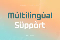 Axis - Modern Unique Futuristic Font Product Image 8