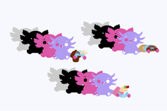 Axolotl 3D SVG Product Image 4