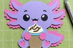 Axolotl 3D SVG Product Image 1