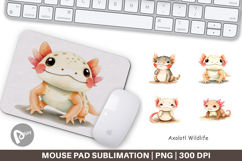 Mouse Pad Axolotl Wildlife Product Image 1