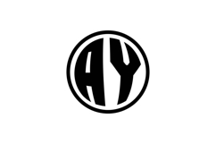 AY Logo Design Product Image 1