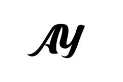 AY Logo Design Product Image 1