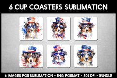 Patriotic Animals Cup Coasters I Patriotic Cup Coasters Product Image 3
