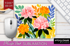 Azalea Modern Floral Mouse Pad Sublimation Sping Flower Product Image 1