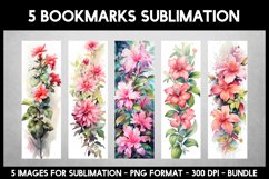 5 Azalia Bookmarks I Bookmarks Sublimation Product Image 1