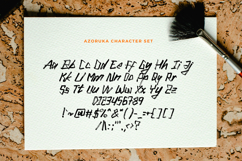 Azoruka - Natural Painting Brush Font Product Image 5