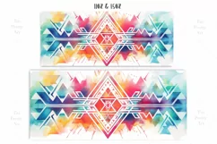 Aztec Mug Wrap Sublimation Designs, Country Mug Wrap, Aztec Png