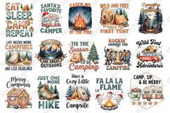 Camping sublimation design Bundle | Camping cliparts Product Image 2