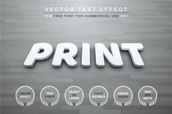 White - Editable Text Effect, Font Style Product Image 2