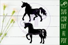 Unicorn Silhouette laser cut wall art Product Image 2