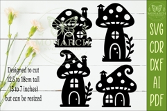 Fairy Village SVG . Fantasy house silhouettes 1 Product Image 2