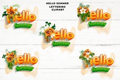 Watercolor Tropical Lettering Product Image 3