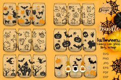 Halloween bundle Libbey glass 16oz | Can glass wrap svg Product Image 1
