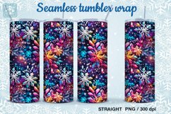 4 Christmas Seamless Tumbler Wrap 20 oz Product Image 2