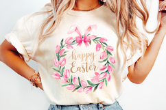 Happy Easter Clipart, Happy Easter Sublimation PNG Product Image 3