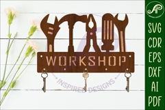 Tools, Workshop Key holder designs for wood and metal Product Image 2