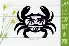 Coastal Crab Wall Art Beach House Decor Island Product Image 2