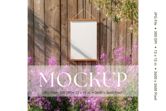Photo Frame Mockup in Interior Room Studio Canvas Mockup_18 Product Image 1