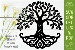 Bird Tree of Life SVG, Elegant Nature Wall Art Laser Cut Product Image 2