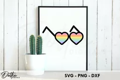 LGBTQ Colors Sunglasses SVG DXF PNG Rainbows Product Image 2