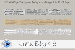 Junk Journal PNG Edges 6 Product Image 3