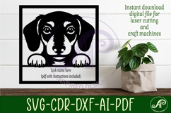 Dachshund Dog name wall art sign or card Product Image 2