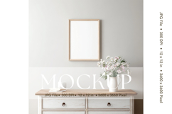 Photo Frame Mockup in Interior Room Studio Canvas Mockup_23 Product Image 1