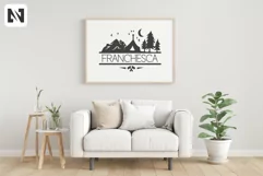 Camping Svg | Camper Svg | Mountain Hiking Svg | Mountain Product Image 2