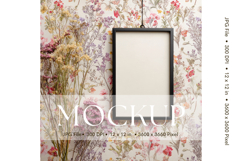 Photo Frame Mockup in Interior Room Studio Canvas Mockup_25 Product Image 1