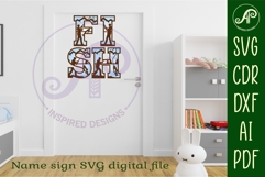 Fishing Alphabet SVG Fisherman Letters Product Image 2