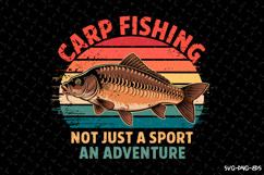 Carp Fishing SVG Design| Fishing Svg | Fish Svg Product Image 1