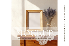 Photo Frame Mockup in Interior Room Studio Canvas Mockup_29 Product Image 1