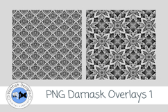 Transparent PNG Damask Overlays 1 Product Image 3
