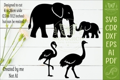 Safari Animal, African Wildlife Silhouettes 1 Product Image 2
