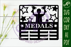 Little boy medals holder laser cut Product Image 2